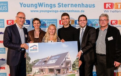 Un très beau partenariat : Thomas Müller, Young Wings et Bien Zenker